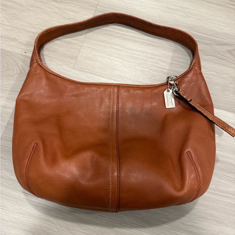Coach Ergo Hobo Shoulder Bag Brown Leather Vintage Y2K Purse